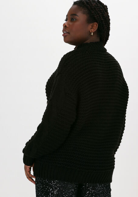 Schwarze NA-KD Pullover CABLE KNITTED SWEATER - large
