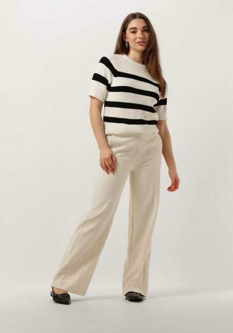 Weiße SELECTED WOMEN Pullover SLFBLOOMIE SS KNIT O-NECK - large