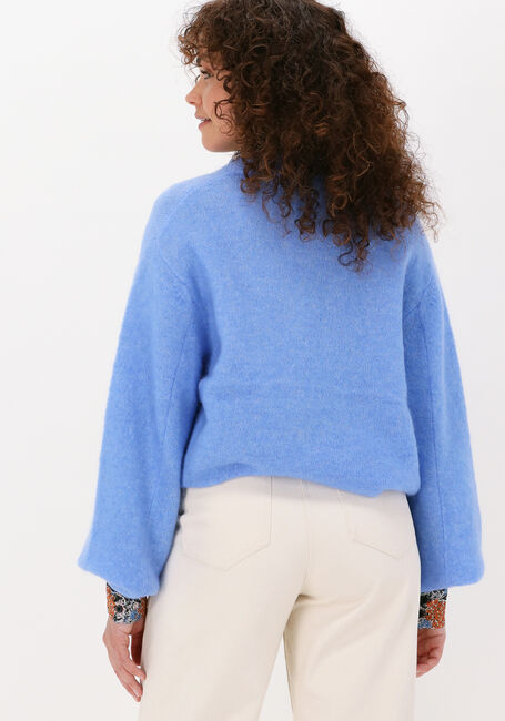 Blaue SECOND FEMALE Pullover BROOK KNIT WIDE SLEEVE - large
