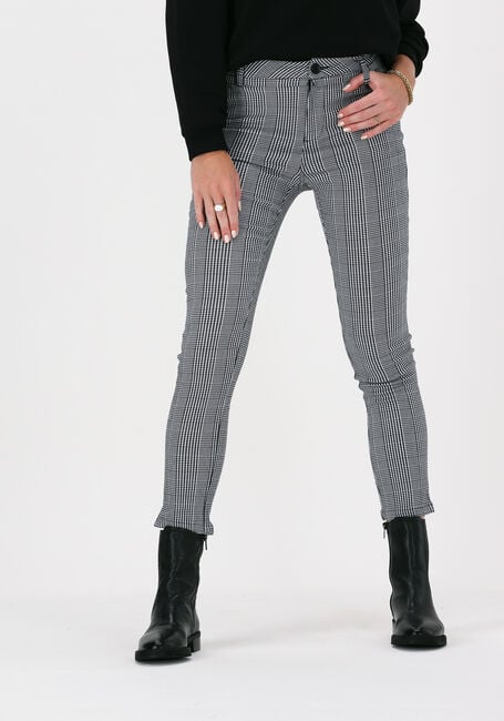 Schwarze MINUS Hose NEW CARMA CHECK 7/8 PANTS - large