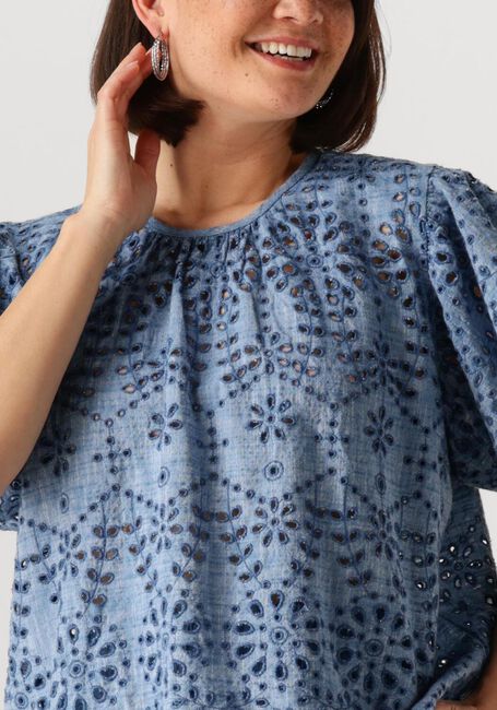 Blaue CIRCLE OF TRUST Top ALINNA BLOUSE - large