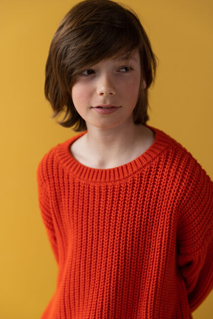 Rote YUKI KIDSWEAR Pullover CHUNKY KNITTED SWEATER - large