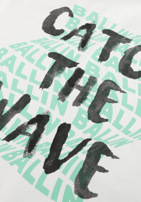 Wei&szlig;e BALLIN T-shirt 017126 - large