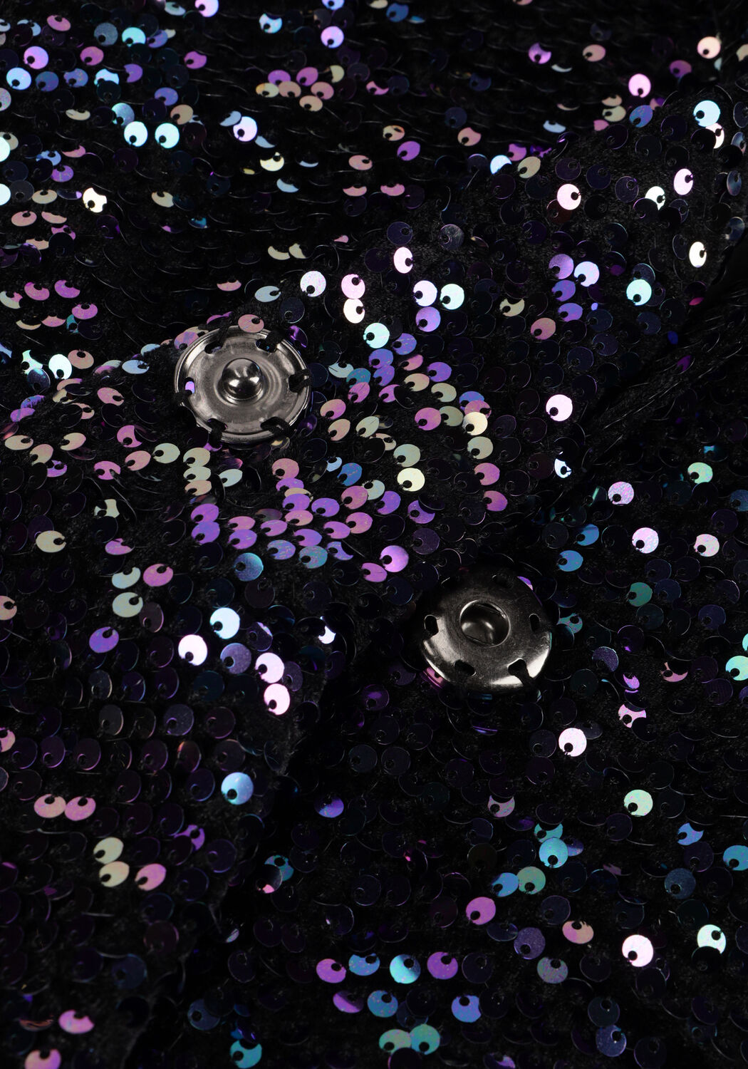 Schwarze NOTRE-V Blazer NV-CHRISTINE GLITTER VELVET BLAZER - large