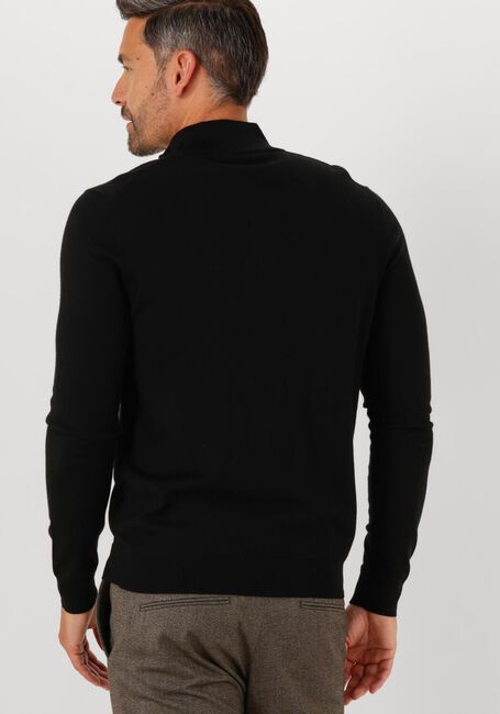 Schwarze PROFUOMO Pullover PULLOVER HALF ZIP MERINO - large
