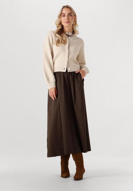 Braune OMODA ATELIER Maxirock OM-DUNE SKIRT - large