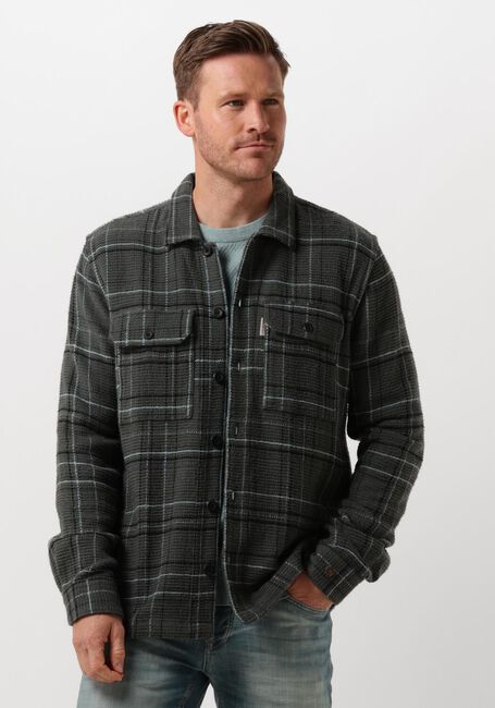 Grüne CAST IRON Overshirt LONG SLEEVE SHIRT YD CHECK REGULAR FIT - large