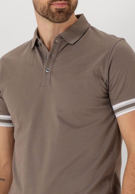 Taupe GENTILUOMO Polo-Shirt POLO 3 BUTTON SS J2006-219 - large