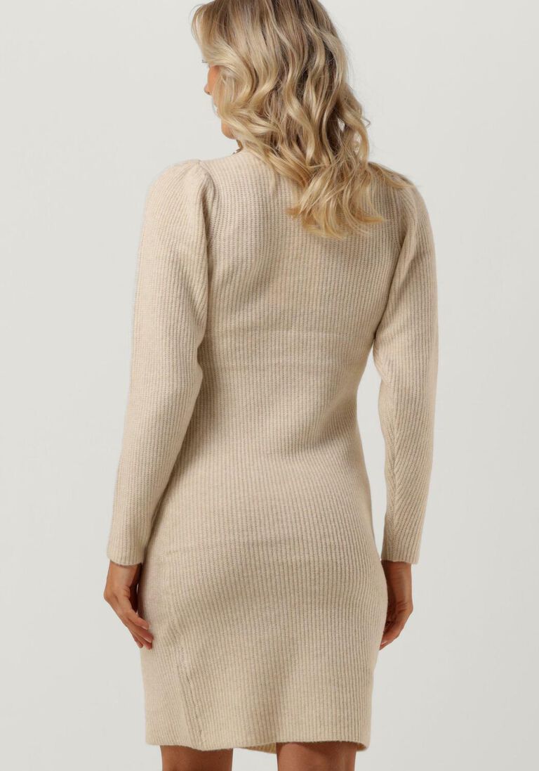 beige y.a.s. midikleid yasjoha ls knit dress YN6994