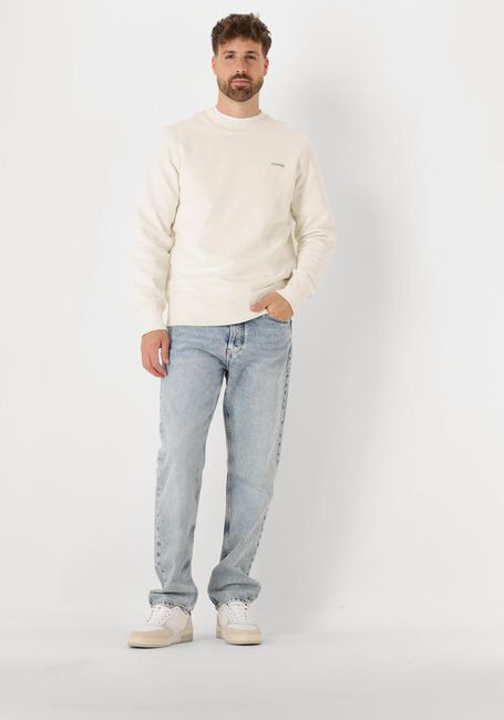 Ecru CALVIN KLEIN Pullover CALVIN KLEIN LABEL CREW NECK - large