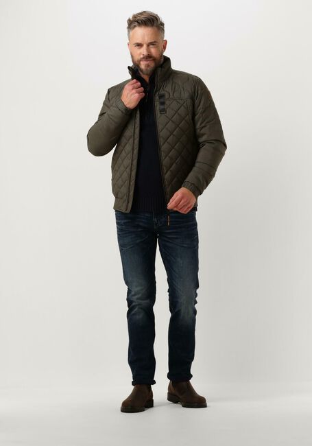 Dunkelblau PME LEGEND Pullover HALF ZIP COLLAR COTTON RIB KNIT - large