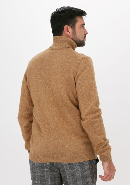 Camelfarbene PROFUOMO Rollkragenpullover JAMIESONS - large