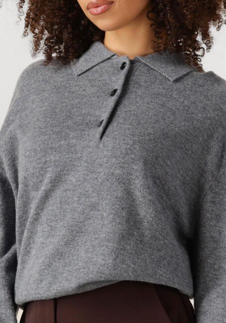 Graue SECOND FEMALE Pullover VILENA KNIT LS - large