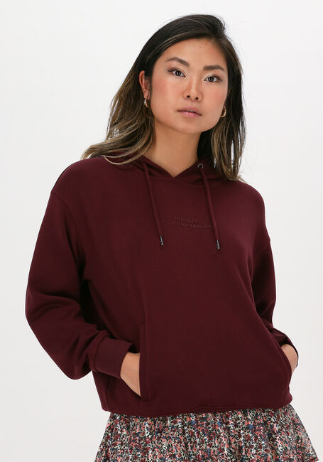 Bordeaux MSCH COPENHAGEN Sweatshirt IMA DS LOGO HOOD SWEATSHIRT - large
