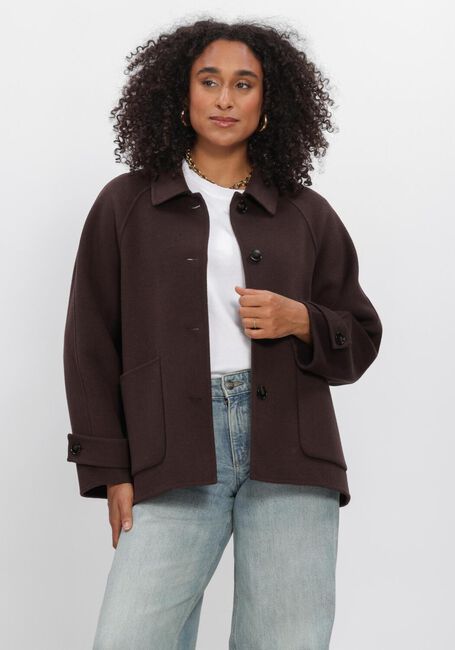 Braune WITHBLACK Jack WBLLUCIA MEL WOOL JACKET - large