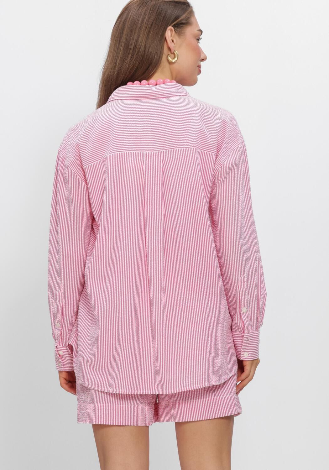 Wei&szlig;e MSCH COPENHAGEN Blusen MSCHFELICITY SHIRT STP - large