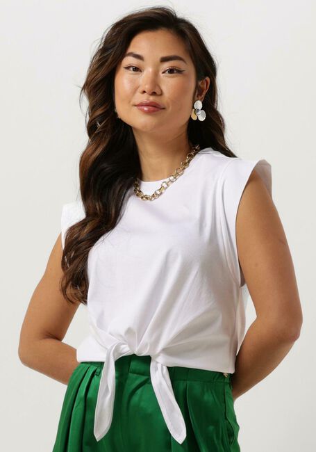 Wei&szlig;e SCOTCH & SODA Top SLEEVELESS KNOTTED T-SHIRT - large