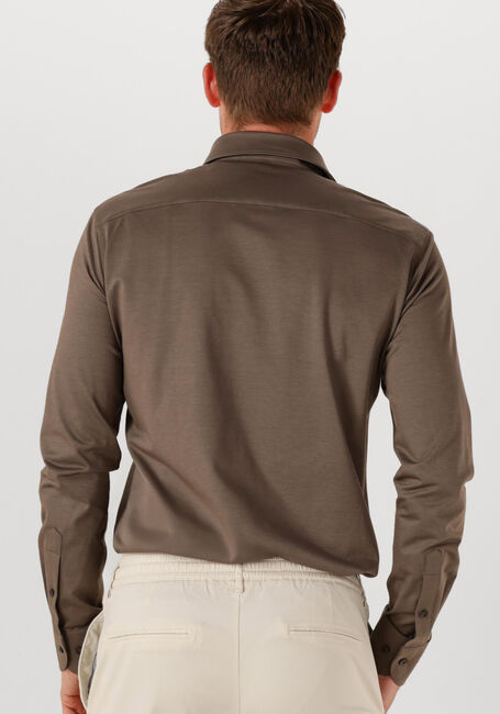 Braune PROFUOMO Klassisches Oberhemd SHIRT X-CUTAWAY SF JAPANESE KNITTED - large
