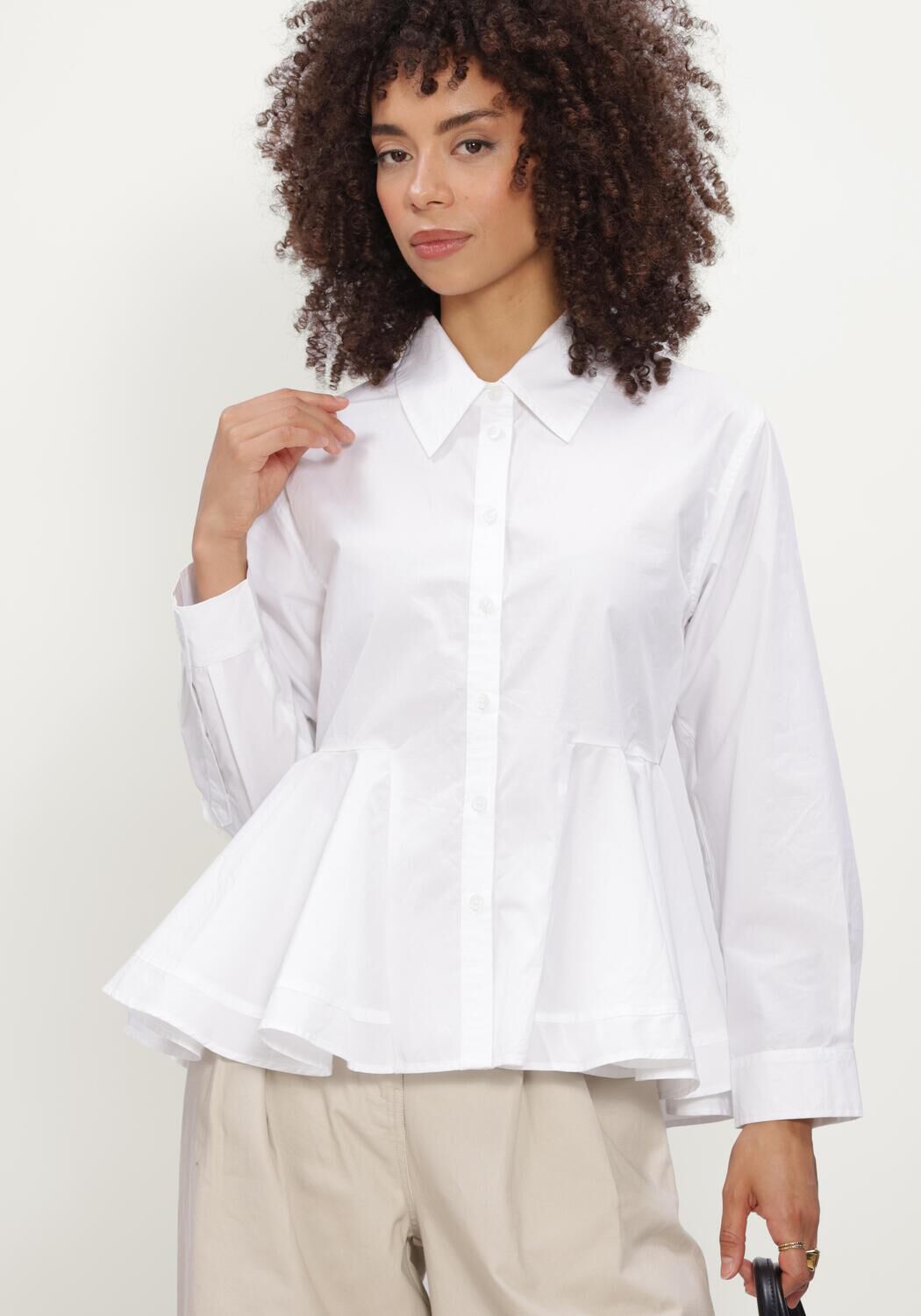Wei&szlig;e BOII STUDIOS Top STIB SHIRT - large