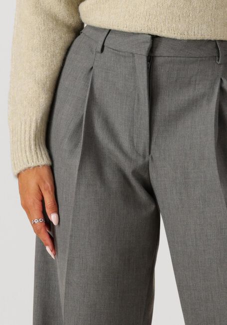 Graue SELECTED WOMEN Weite Hose SLFWIDE-RITA LANO MW PANT - large