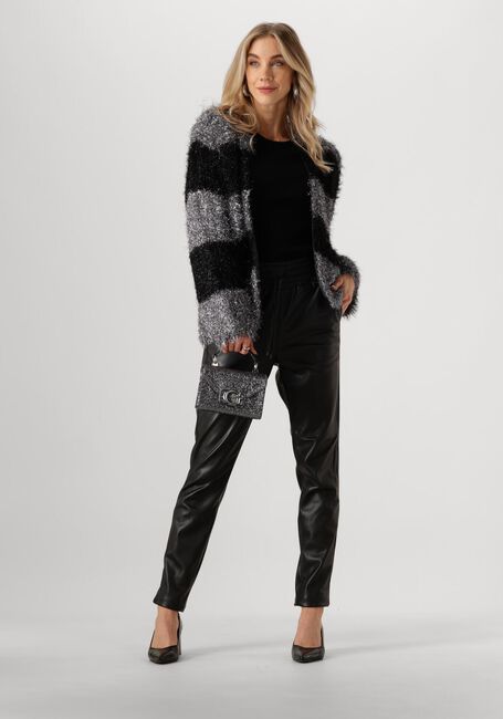Silberne NUKUS Strickjacke HAILY CARDIGAN LUREX - large