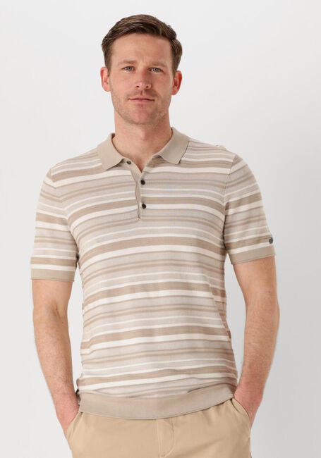Sand CAST IRON Polo-Shirt SHORT SLEEVE POLO COTTON MODAL - large