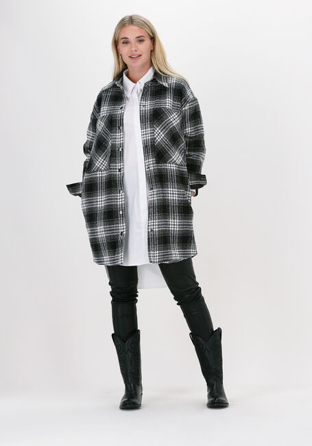 Schwarze CO'COUTURE Mäntel EDNA CHECK SHIRT - large