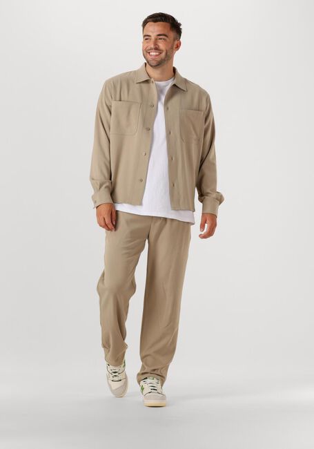 Beige PURE PATH Hose STRAIGHT FIT PANTS - large