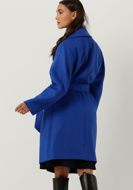 Blaue TOMMY HILFIGER Mäntel WOOL BLEND DB BELTED COAT - large