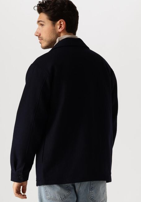 Dunkelblau FORÉT Jack LODGE WOOL JACKET - large