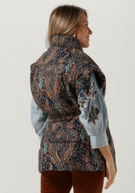 Mehrfarbige/Bunte ANTIK BATIK Gilet ELVIS BIGGILET - large