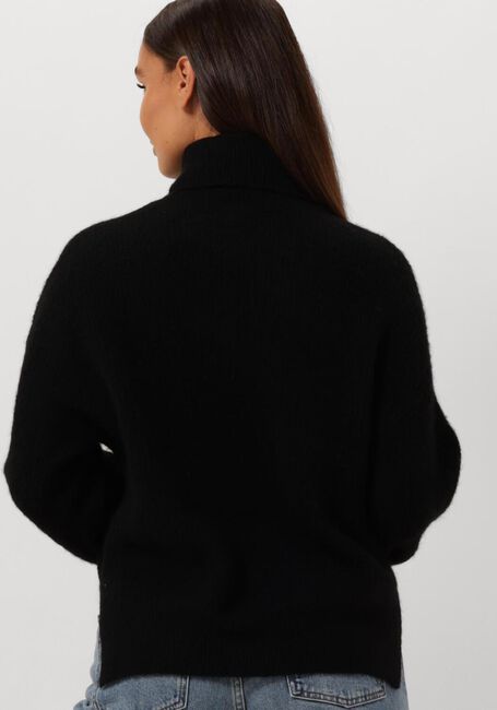 Schwarze GESTUZ Rollkragenpullover ALPHAGZ ROLLNECK - large