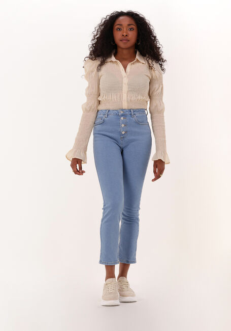 Blaue NA-KD Skinny jeans BUTTON UP SKINNY JEANS - large