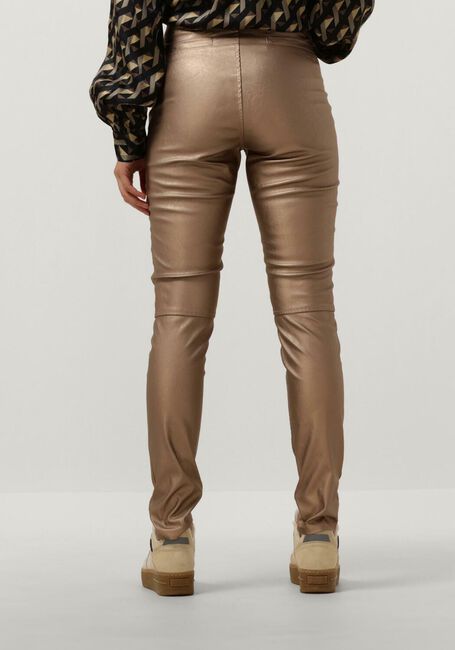 Bronzefarbene KNIT-TED Legging AMBER PANT - large