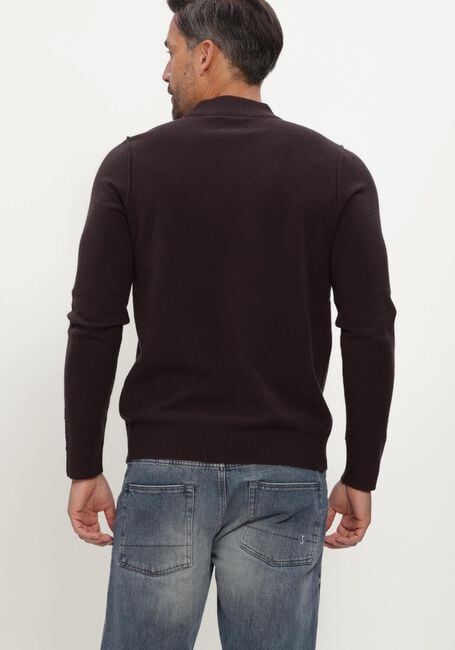 Braune BUTCHER OF BLUE Pullover CLIFDEN MOCK - large