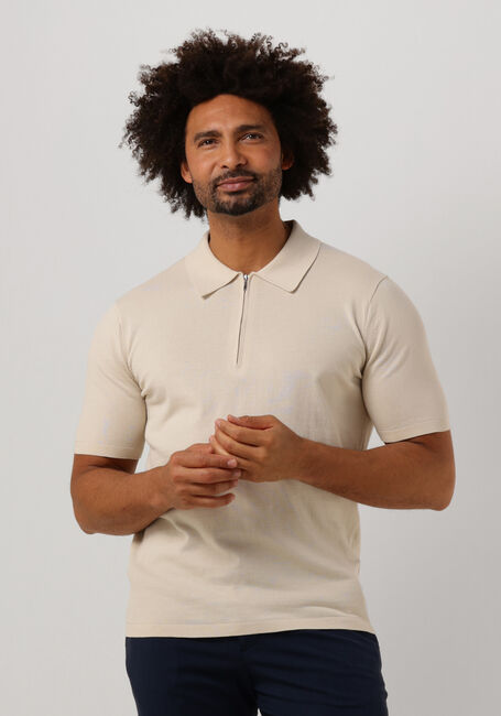 Beige TIGER OF SWEDEN Polo-Shirt ORBIT SS - large