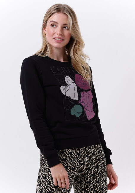 Schwarze COLOURFUL REBEL Sweatshirt ARTISTE BASIC SWEAT - large