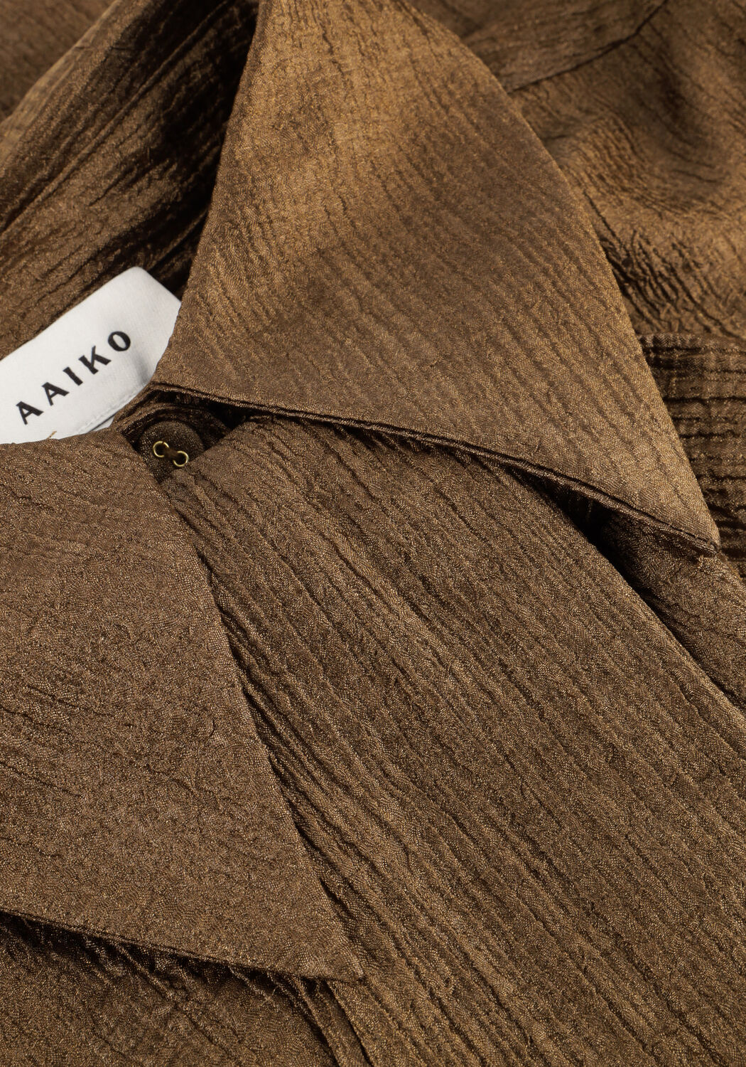 Braune AAIKO Blusen VERONNE TIE VIS 545 - large