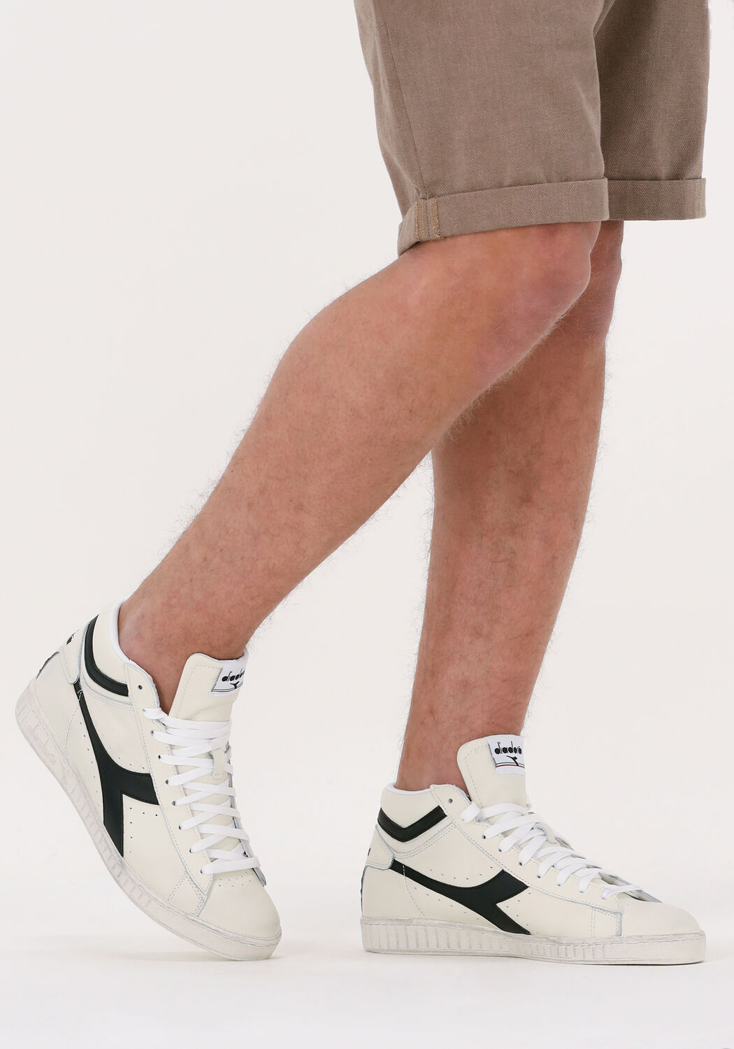 Wei&szlig;e DIADORA Sneaker High GAME HIGH WAXED HEREN - large