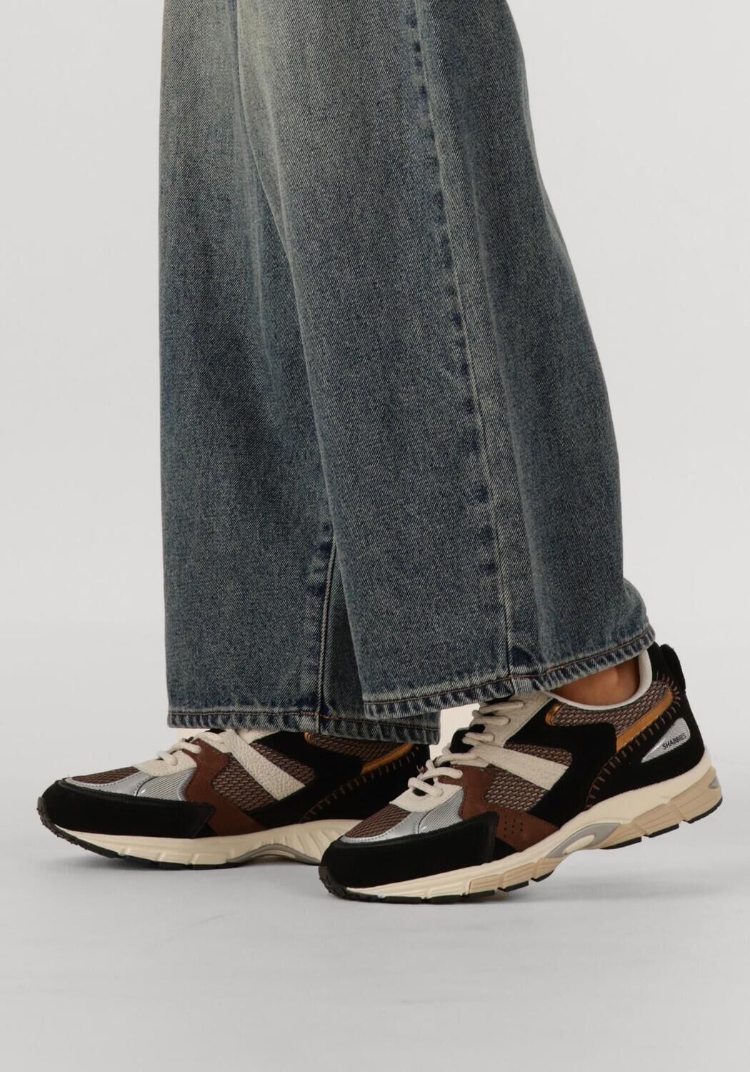 Schwarze SHABBIES Sneaker Low ABBEY RUN - large