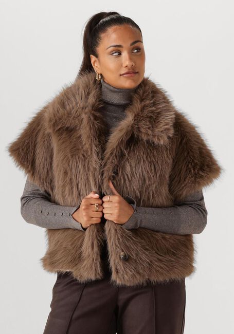 Taupe NUKUS Kimono LOUA GILET - large