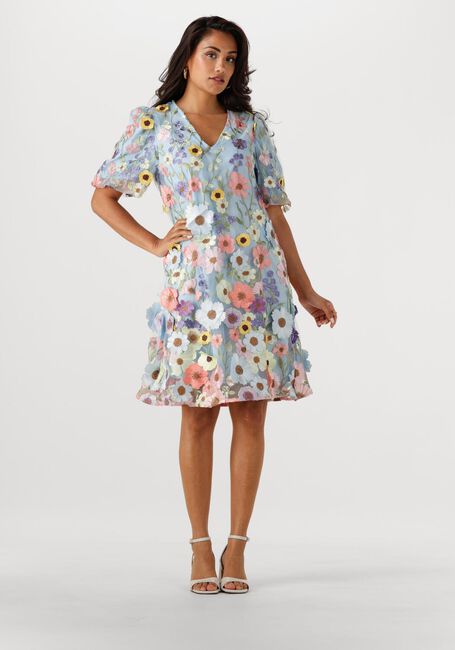 Mehrfarbige/Bunte Y.A.S. Minikleid YASFLOWERING SS DRESS - large