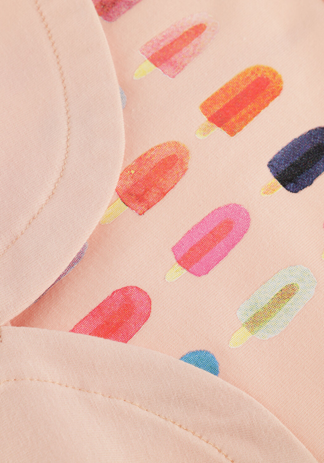 Hell-Pink NONO T-shirt KASE TSHIRT WITH ICECREAM PRINT - large