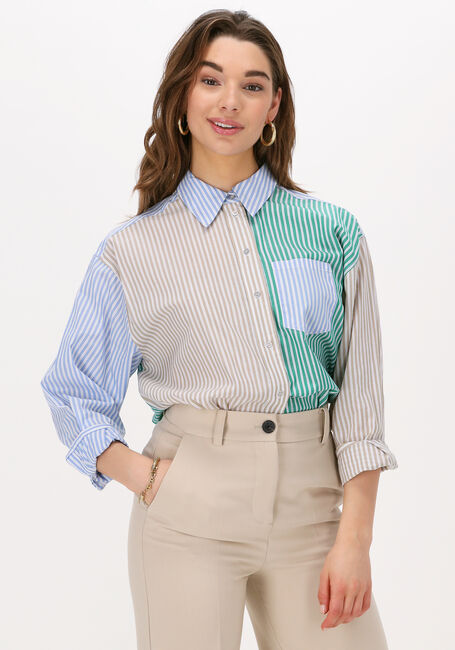 Mehrfarbige/Bunte CO'COUTURE Blusen REGINA MIX OVERSIZE SHIRT - large