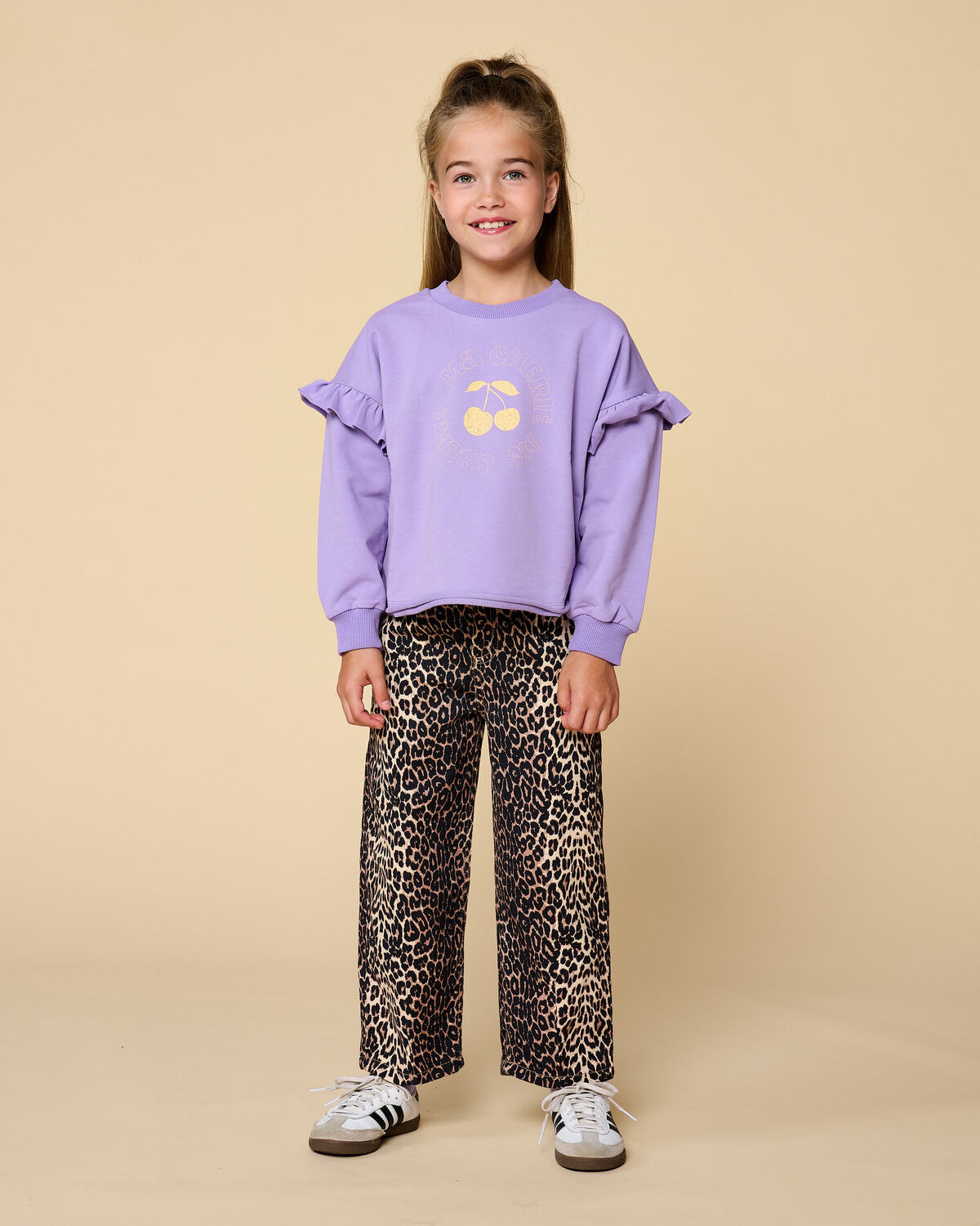 Lilane PETIT BLUSH Sweatshirt JUNE RUFFLE SWEATER - large