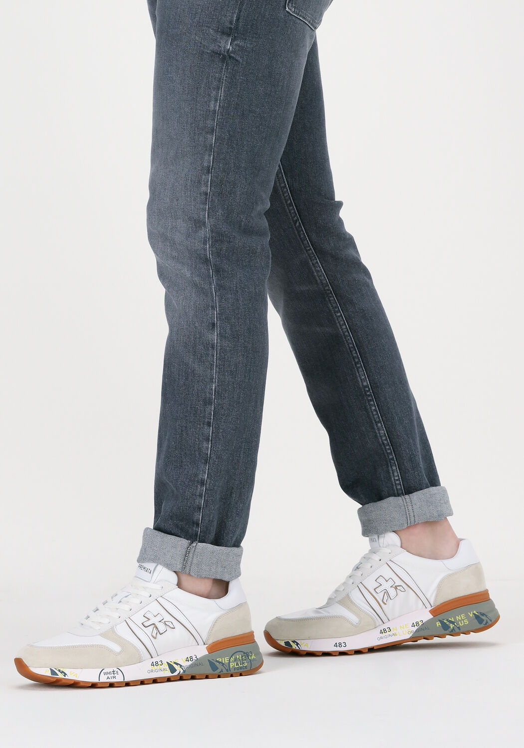 Beige PREMIATA Sneaker Low LANDER - large