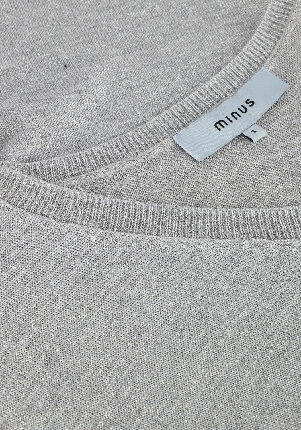 Metallisch MINUS Top CARLINA BATSLEEVE KNIT TEE - large