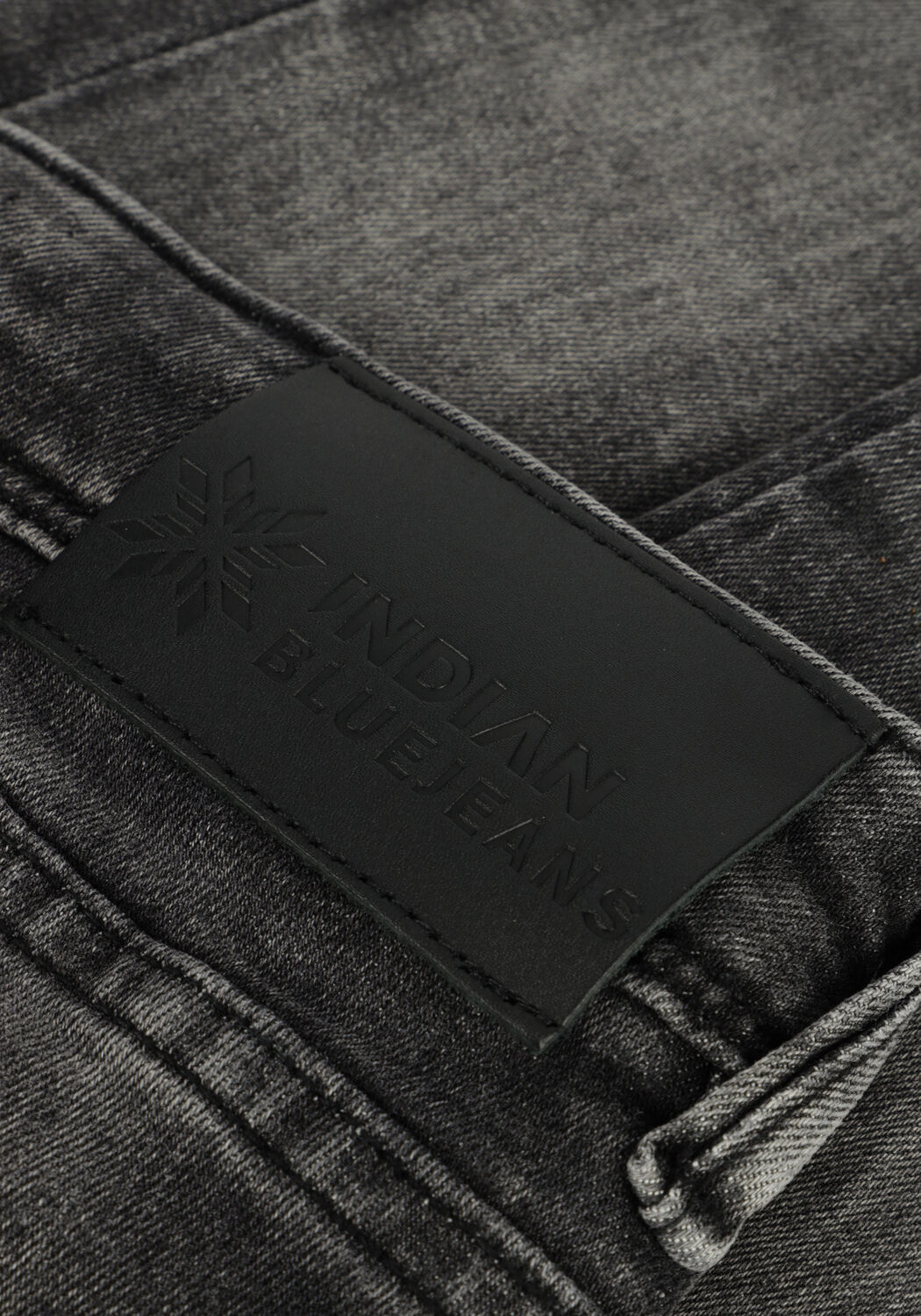 Graue INDIAN BLUE JEANS Straight leg jeans GREY MAX STRAIGHT FIT - large