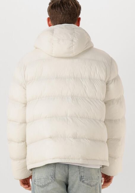 Ecru CALVIN KLEIN Wattierte Jack LS NYLON MONGRAM PUFFER JKT - large