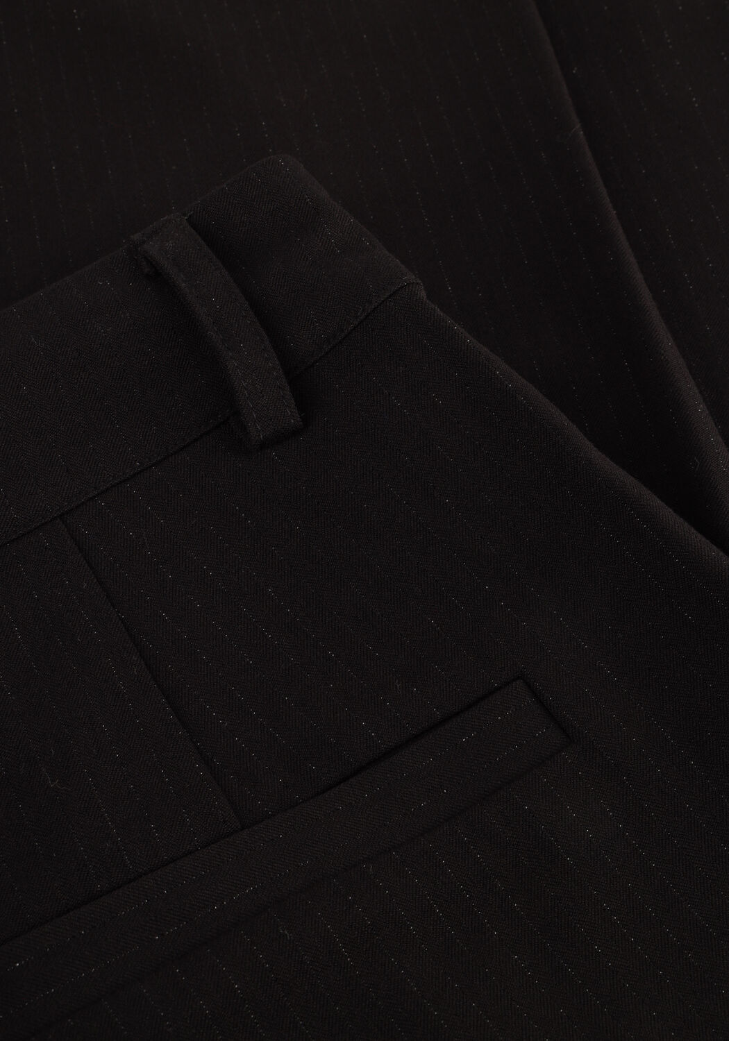 Schwarze MY ESSENTIAL WARDROBE Weite Hose REECEMW WIDE PANT - large